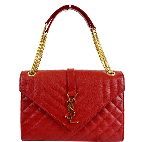 ysl envelope medium chain bag